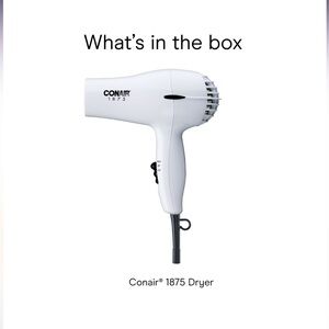 Conair 1875 Watt Mid-Size Styler Hair Dryer.